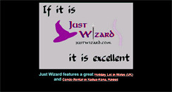 Desktop Screenshot of justwizard.com